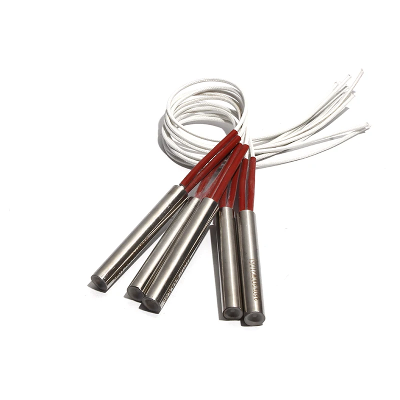 Нагреватели для картриджей 12 мм x 25 мм/28 мм/30 мм/32 мм/35 мм Нагревательный элемент 90-130 Вт трубка 304SS 220 В/110 В/380 В нагреватель с одной головкой 5 шт./лот