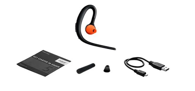 Оригинальная беспроводная Bluetooth гарнитура STORM черная с шумоподавлением ДЛЯ JABRA/A