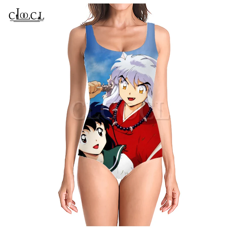 Слитный купальник для девочек CLOOCL с 3D принтом купальный костюм без рукавов