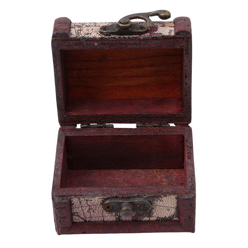 Ретро Стильный винтажный металлический замок Ювелирный сундук чехол ручная