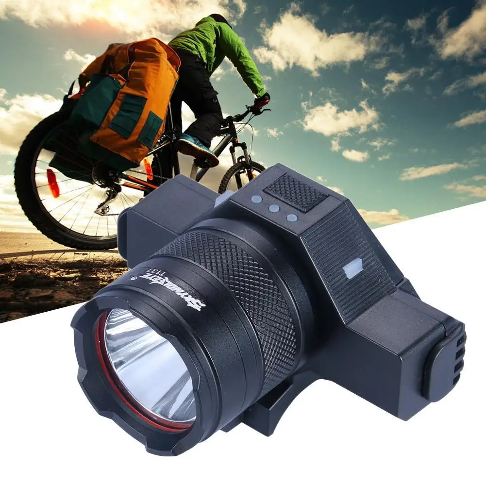 Супер яркий водонепроницаемый велосипедный светильник USB Перезаряжаемый фонарь
