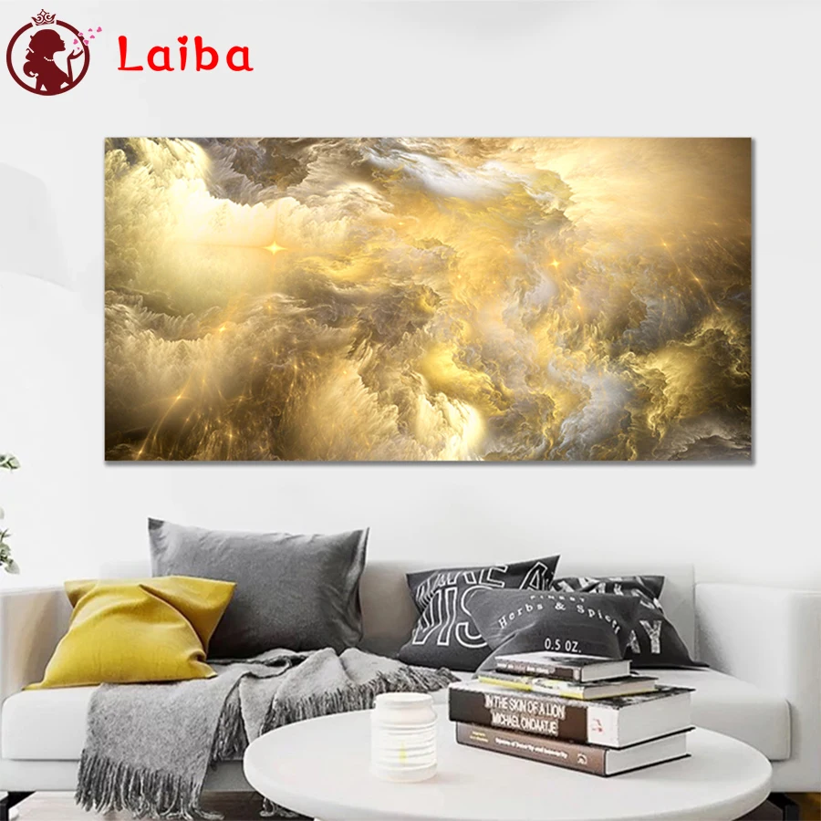 

Diamond Painting Abstract art, golden Cross Stitch Diamond Mosaic Picture Of Rhinestone Embroidery crystal Beaded Handicraft