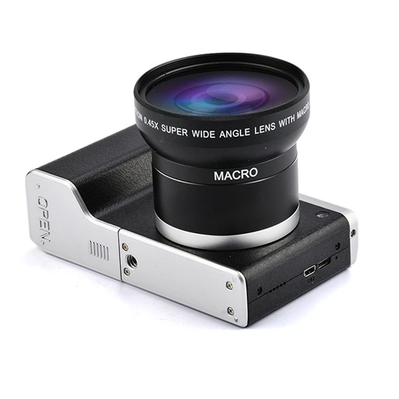 Розничная продажа 4-дюймовая цифровая камера Ultra HD 24 миллиона пикселей 1080P 12X