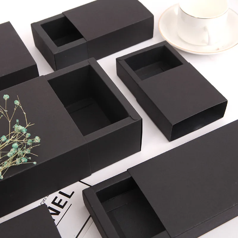 10pcs Blank Kraft Paper Gift Box Brown Cardboard Handmade Soap Wedding Present Boxes Christmas Favor Packing | Дом и сад