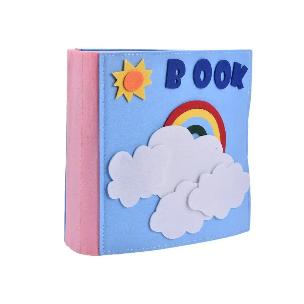 

Baby Montessori Toys Book For 0 12 24 Months Soft Cloth Fabric Books For Toddler Activity Quiet Book For Kids 1 Year Old Gift