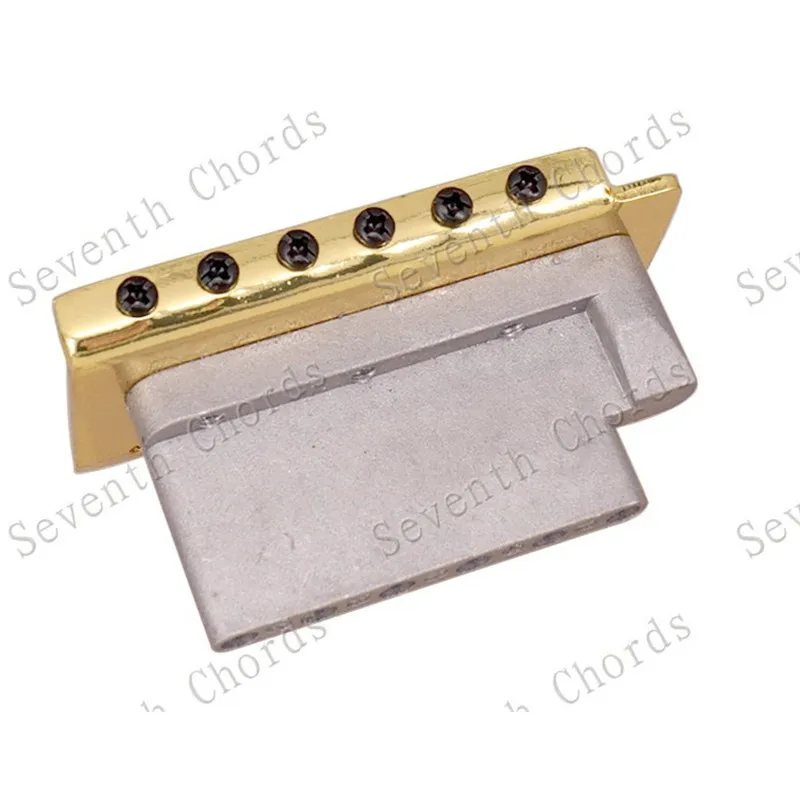 Набор золотых 6 струнных винтажных седельных мостовых систем Tremolo с Whammy Bar для