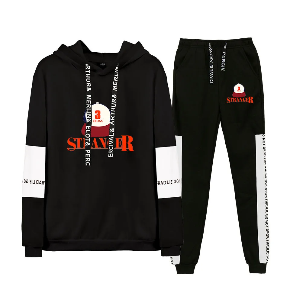 

2019 women black sets women set elastic two-piece track sweatsuit fitness wear long sleeve long pants fashional laday