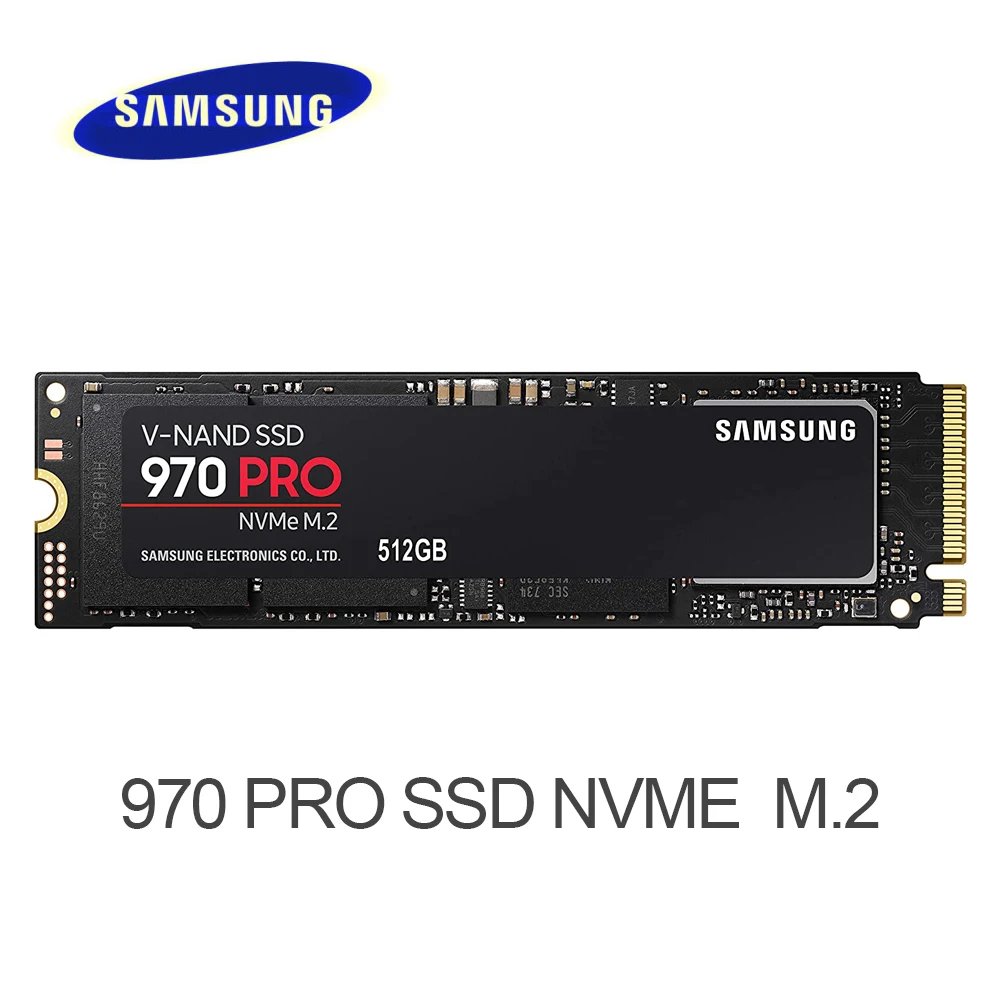 Фото Твердотельный накопитель SAMSUNG SSD 970 PRO 512 ГБ ТБ интерфейс M.2 (Протокол NVMe) NVMe PCIe MLC 2280