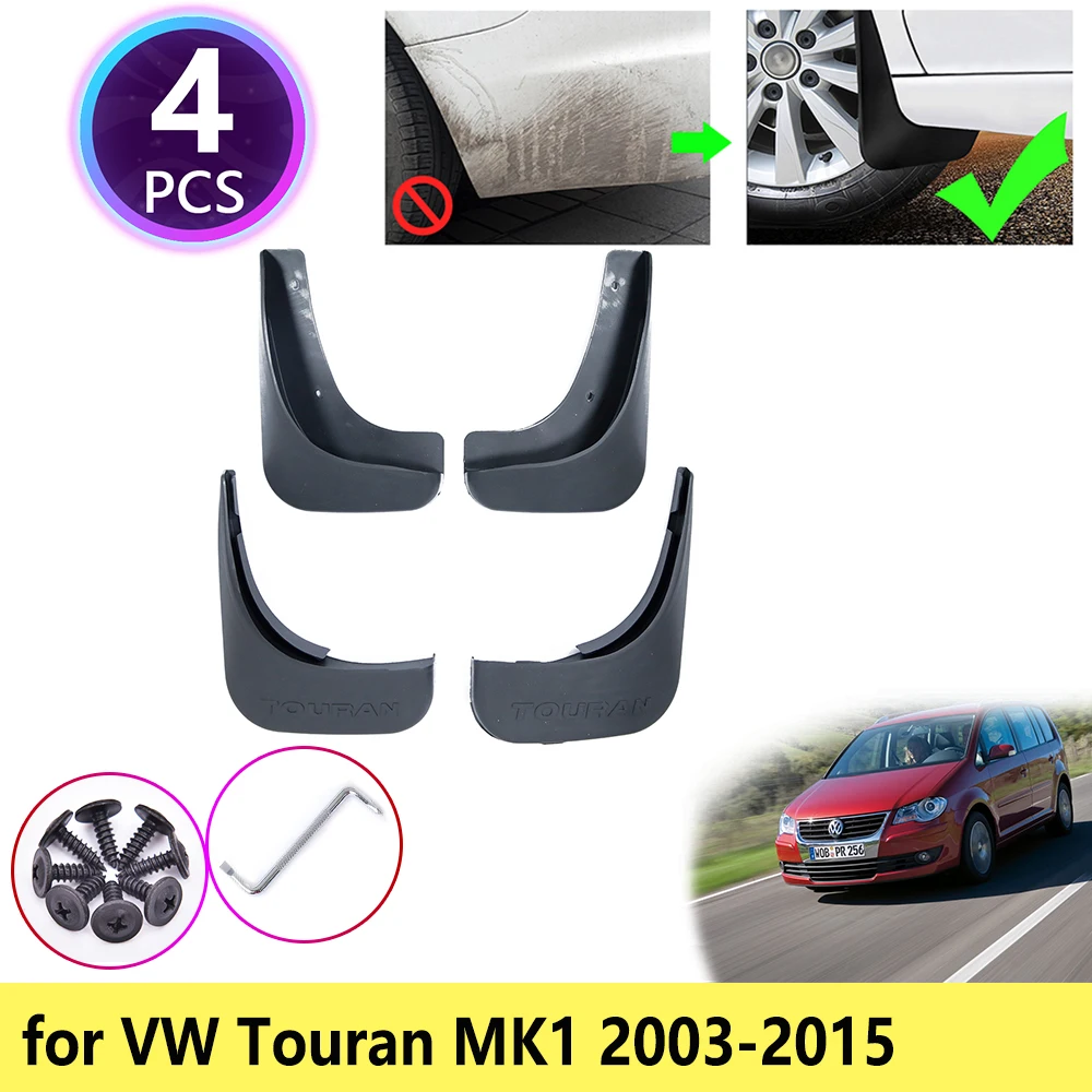 

for VW Volkswagen Touran MK1 2003~2015 Mudguards Mudflap Fender Mud Flaps Splash Guards Car Accessories 2008 2009 2010 2011 2013