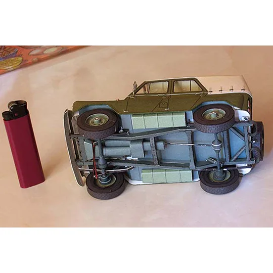 1:25 советский UAZ 469 внедорожные транспортные средства для Jeep 3D Бумага модель