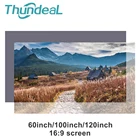 Экран для проектора из светоотражающей ткани, 60100120 дюймов