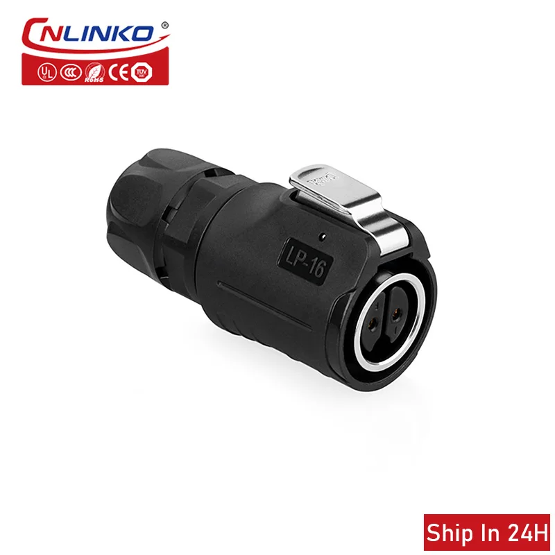 

Cnlinko LP M16 Plastic Waterproof LED Power Connector 2 3 4 5 7 8 9pin Female Socket for Welding Cable Wire Industrial Aviation
