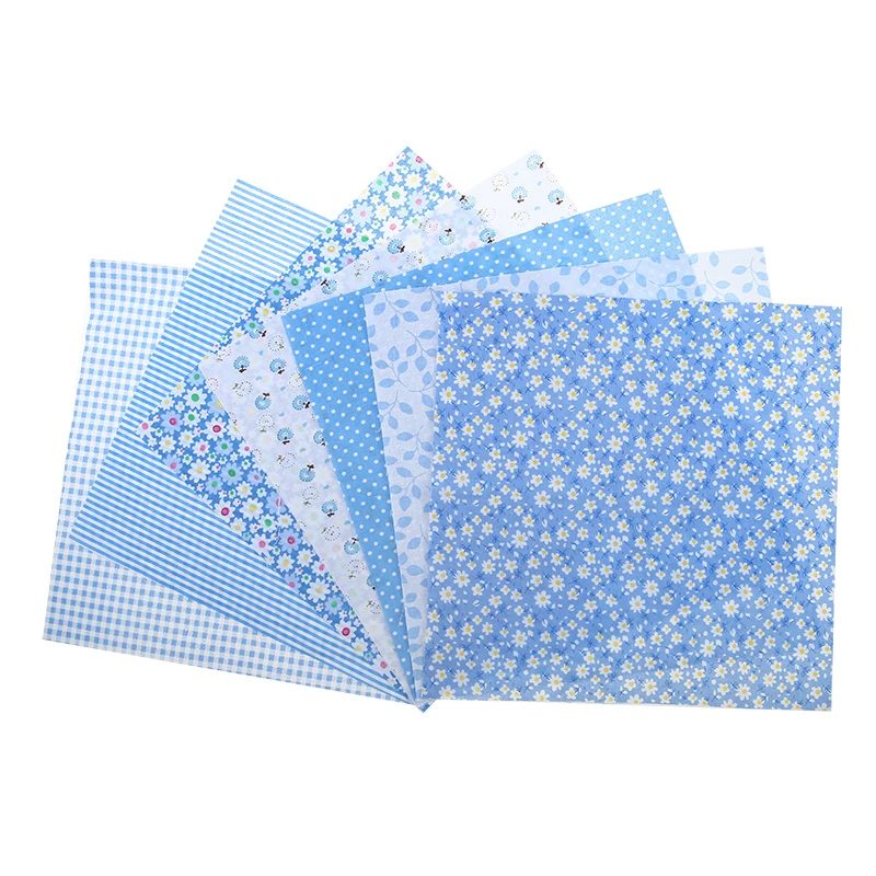 7 шт. хлопковая ткань ассорти квадратов предварительно срезанные пододеяльники