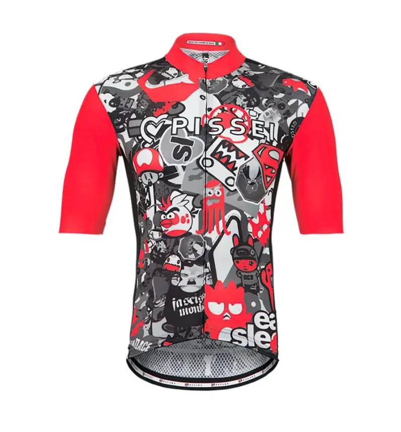 

2021 Pissei Team Summer Hot Selling Korte Mouwen Maillot Ciclismo Hombre Mtb Fietsen Shirt Fiets Bicicleta Fietsen Sportkleding