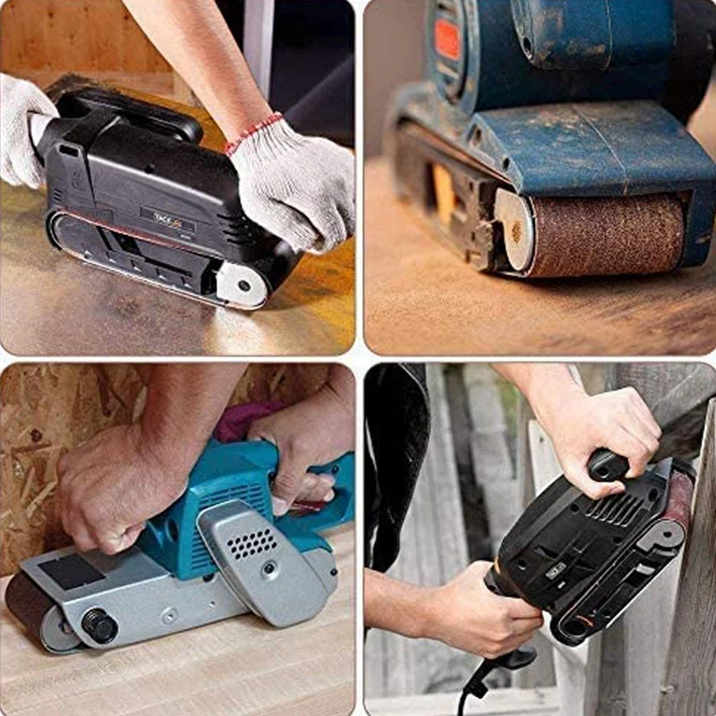 4X24 дюйма шлифовальные ленты для ленточного шлифовального станка (5 шт. по 40 80 120 240