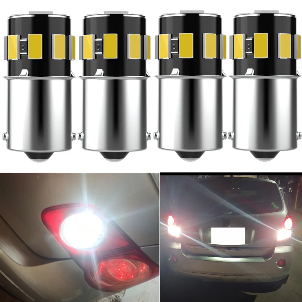 

4x S25 1156 BA15S P21W LED Canbus Led Bulbs Car Turn Signal Light For BMW e90 e60 e39 f10 Audi a3 a4 8p Ford focus VW golf 4 7