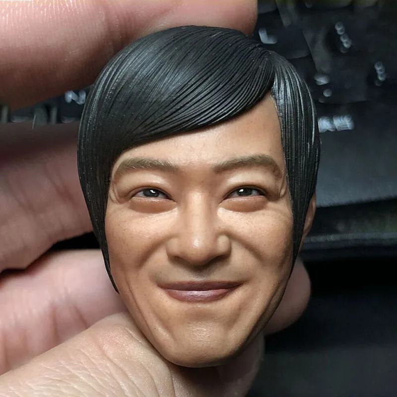 

1/6 Sakai Masato Smiling Head Sculpt Male Head Carving Fit 12'' Action Figure Body
