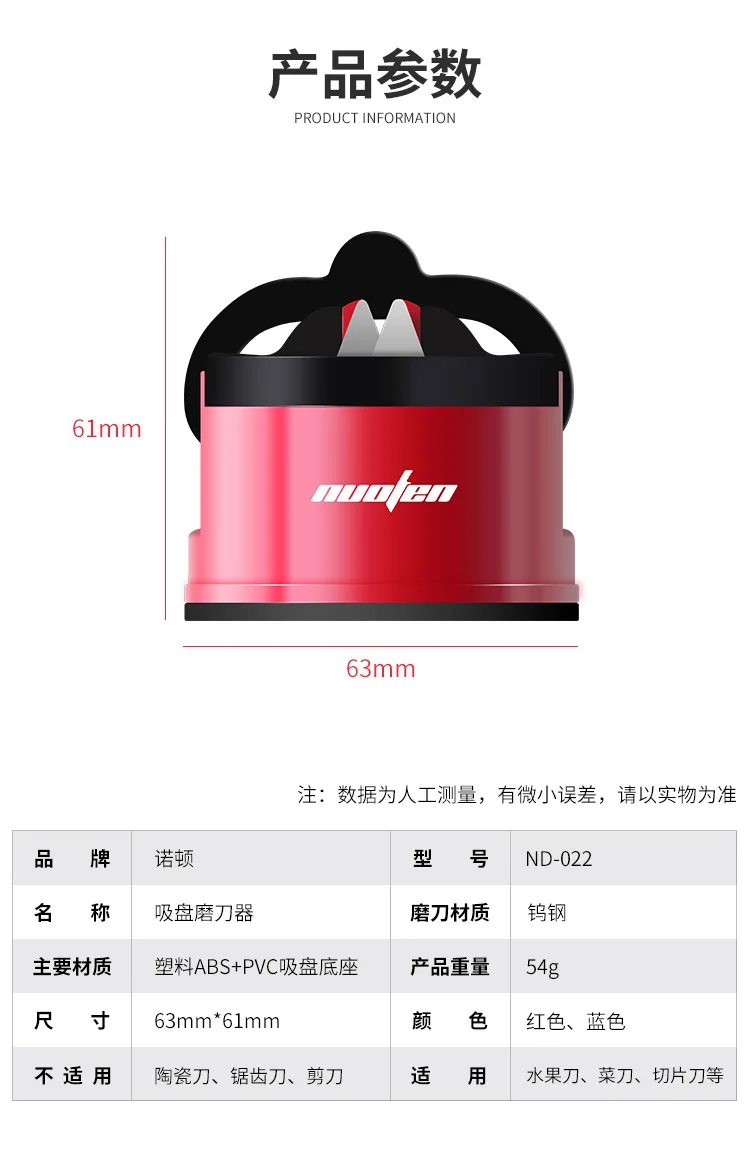 

Suction cup sharpener with patch Household sharpener Kitchen gadgets Quick sharpener Multi-function tool hot sale