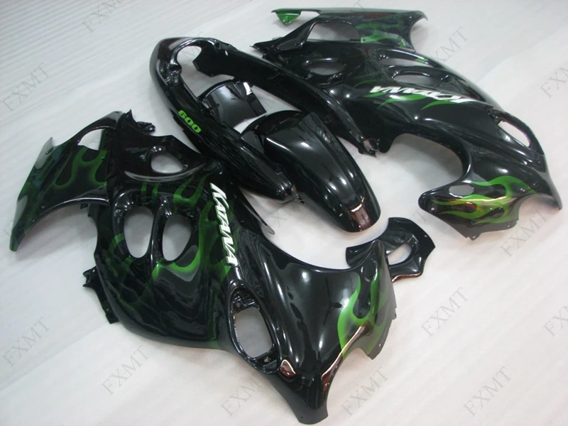 GSX600F 2005 Обтекатели 02 03 обтекатель для мотоцикла GSX750 1998 2006 катаны черный зеленый