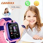 Q12 Детские Смарт-часы SOS 2G Sim-карта вызов Смарт-часы для девочек IP67 водонепроницаемые детские Смарт-часы для мальчиков часы в подарок