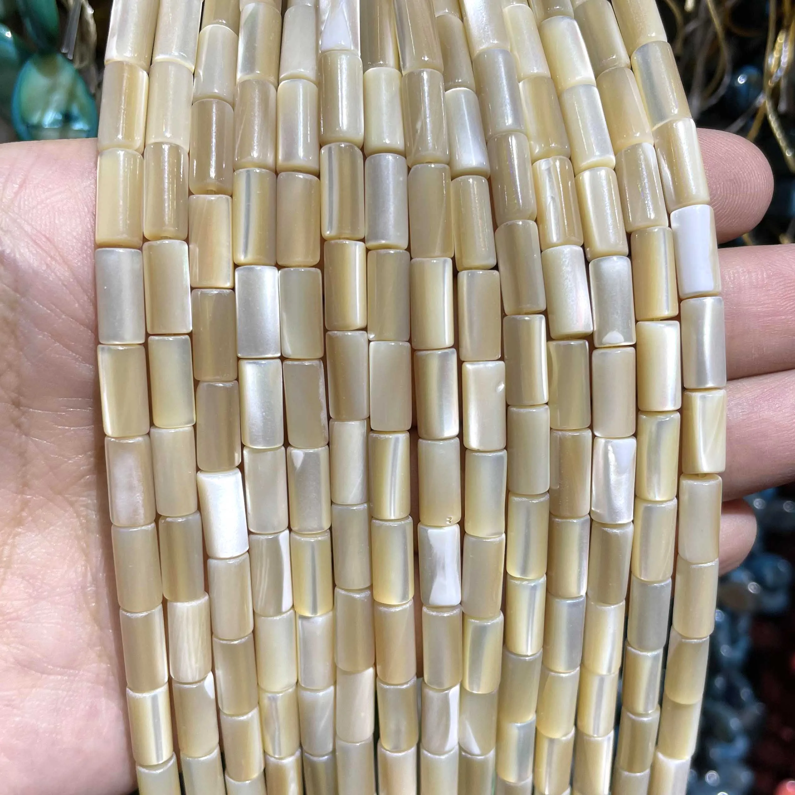 Натуральные бусины-разделители для изготовления ювелирных изделий своими