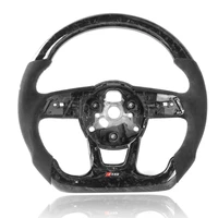 custom forged carbon steering wheel for audi rs3 rs4 rs5 s3 s4 s5 s6 carbon fiber itlay alcantara carbon firber steering wheel