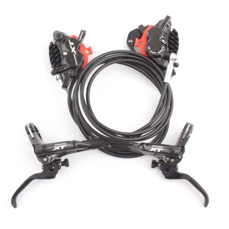 SHIMANO DEORE XT BL M8000 BR M8020 4 поршня гидравлического дискового тормоза включая резиновые