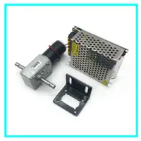 Bringsmart 5840-31zy двойной вал двигателя 24 В DC червячный мотор-редуктор 4 в DC редуктор двигатели с высоким крутящим моментом обратный самозамок для робота