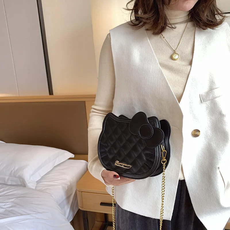 Милая мини-сумка Hello Kitty для детей женская сумка из искусственной кожи с