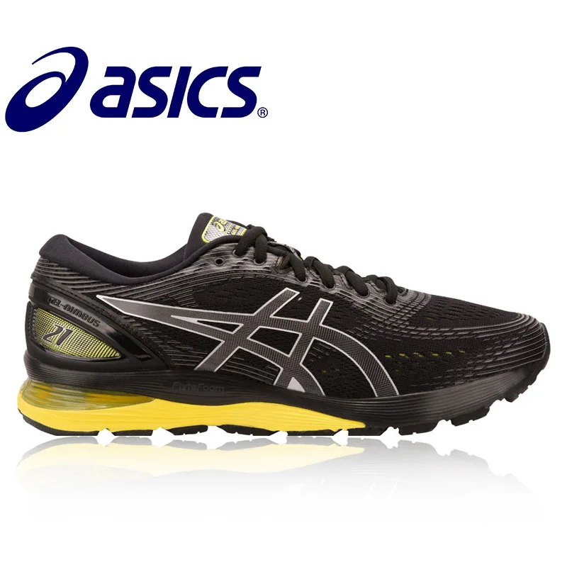 1-1 ASICS-GEL-Nimbus 21 оригинальные мужские кроссовки для бега стабильность Asics мужские кроссовки дышащие спортивные Nimbus 21 - Цвет: 1-1