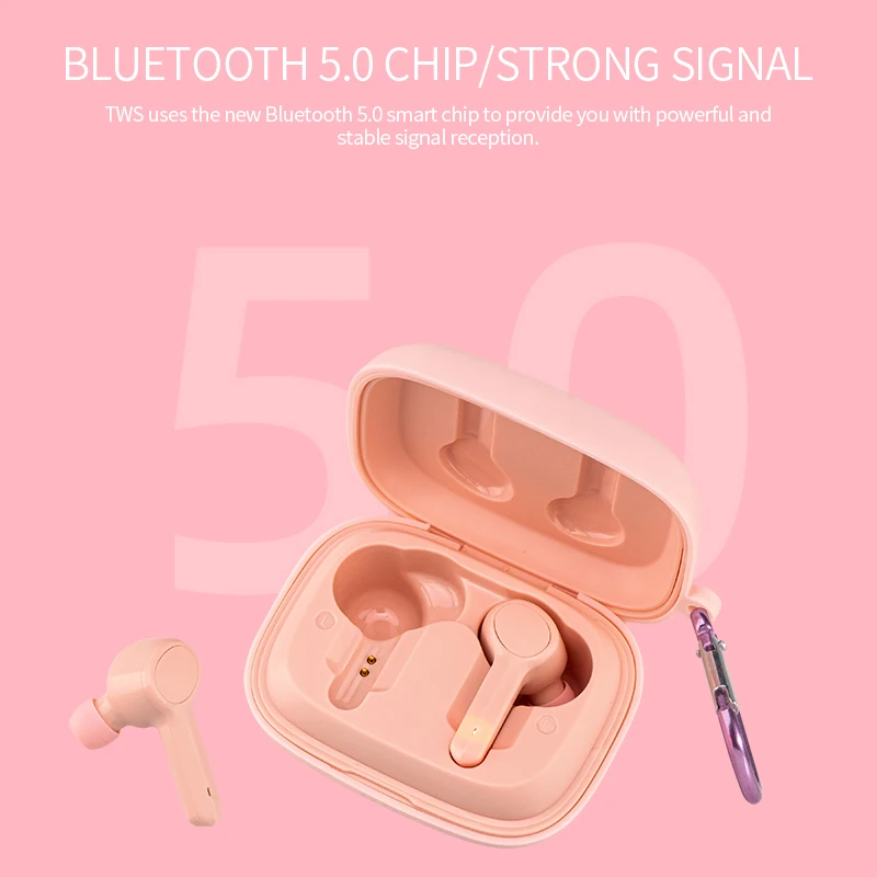 TWS милый кот беспроводные наушники Bluetooth 5 0 гарнитура Macaron с микрофоном зарядная