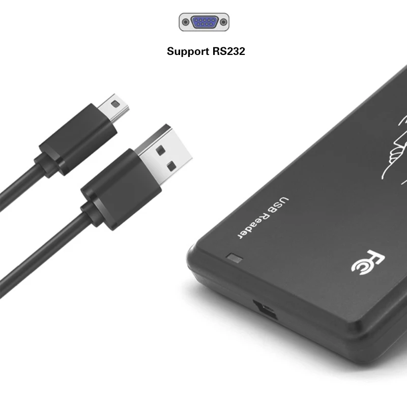 KINJOIN Универсальный двойной частоты RFID считыватель карт ID IC 125 кГц 13 56 МГц USB