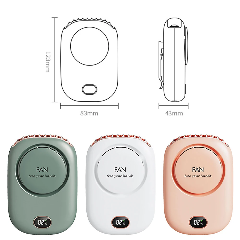 

Neck Fan Portable Mini Usb 5V Cooler Rechargeable Ventilador Outdoor Travel Handheld Silent Small Electric PC Cooling Fans Home