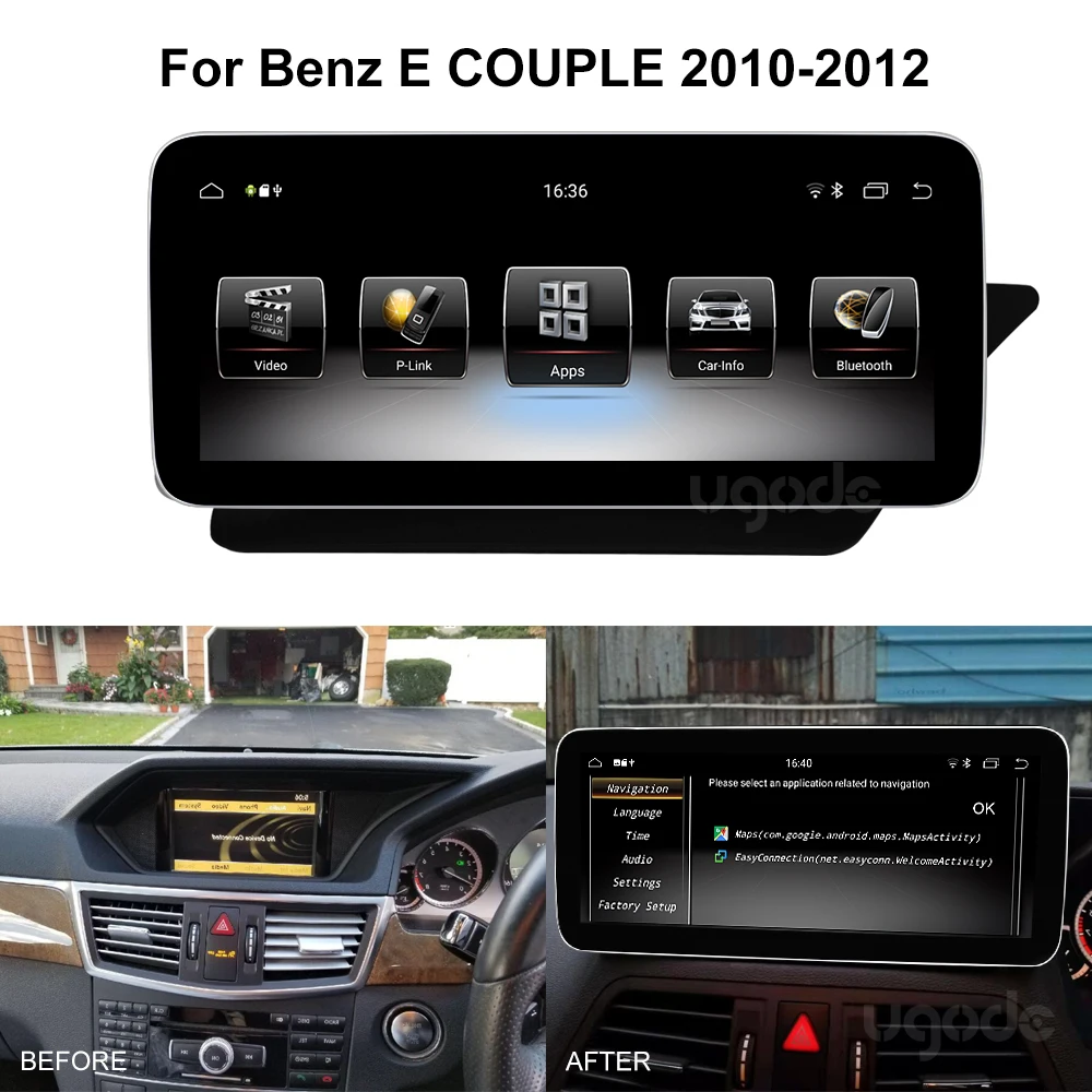 Ugode 2010 12 RHDC207 A207 Android 9 0 экран автомобильный gps навигационная мультимедийная