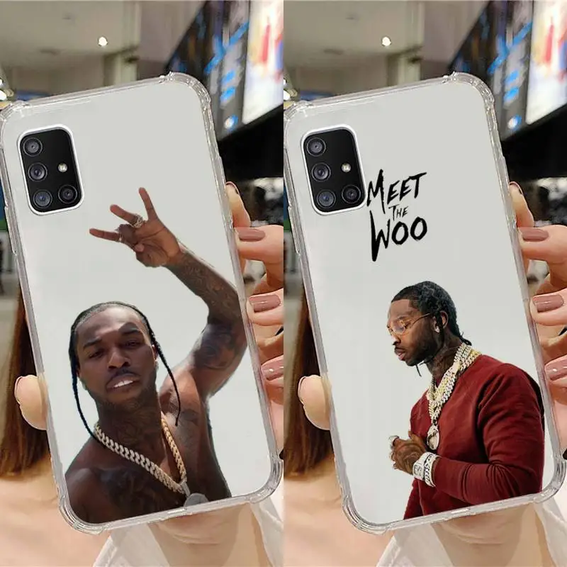 

pop smoke Phone Case Transparent For Samsung Note A 7 8 9 10 20 50 51 71 90 20 11 81 e LITE Ultra PRO