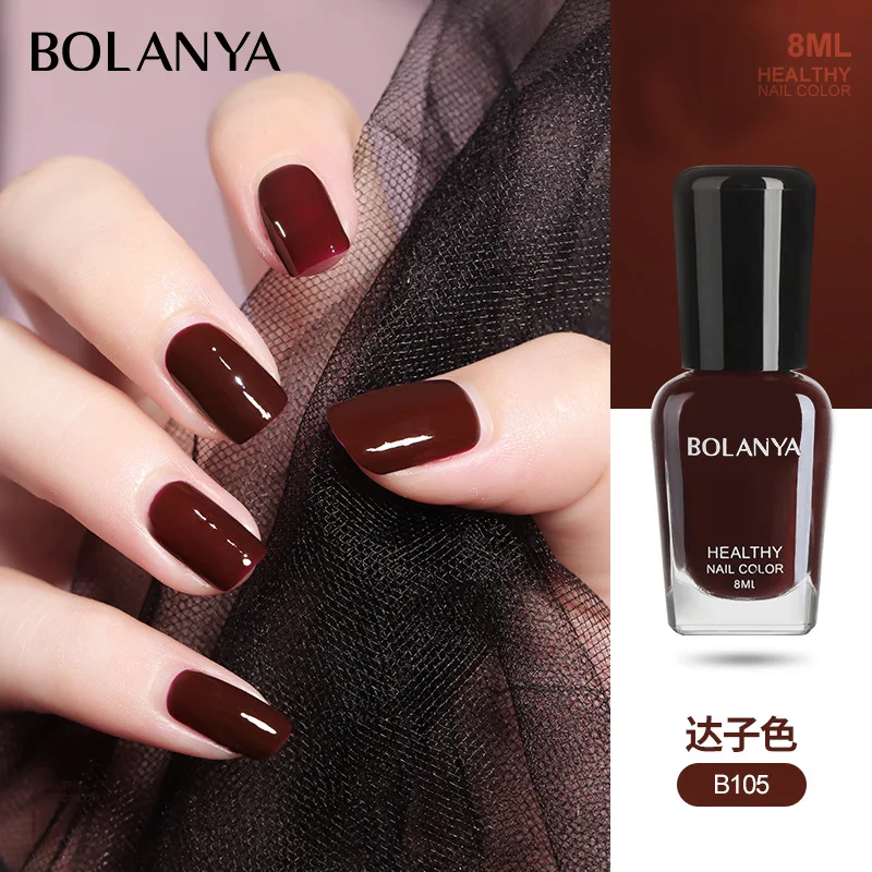

BOLANYA Nail Polish Varnish hybrid Red Series Nail Art Vernis Semi Permanent Base Top Coat UV LED Soff Off Gel nail polish