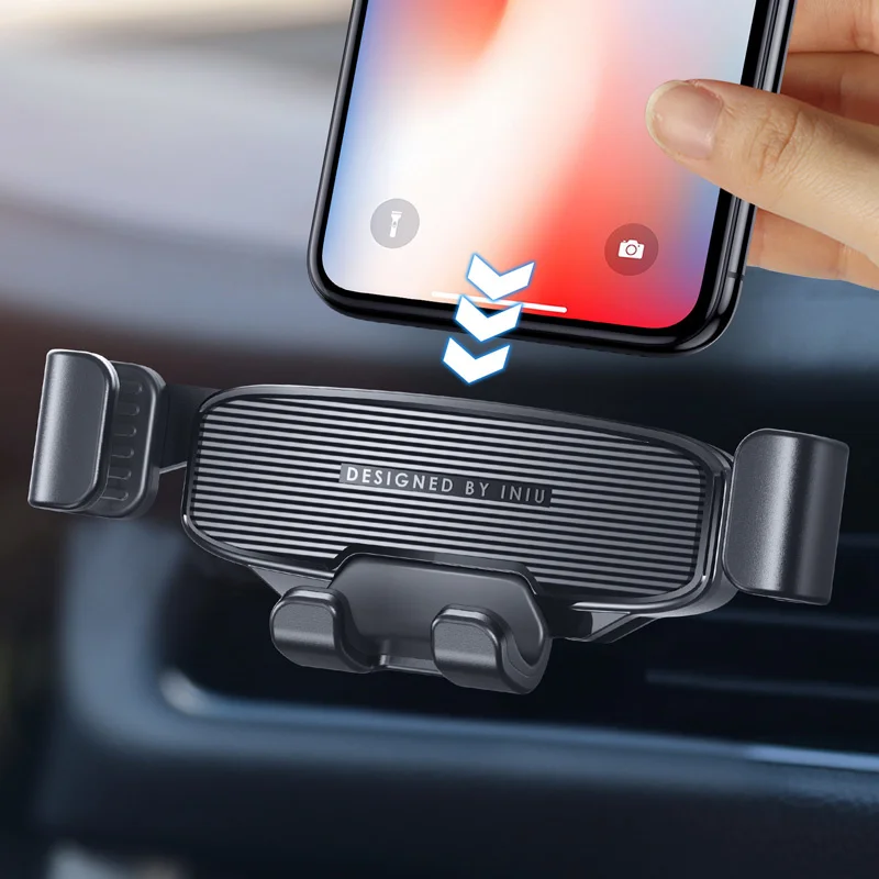 

GETIHU Gravity Car Phone Holder Universal Air Vent Mount Support GPS Stand For 12 11 X Redmi Mi LG