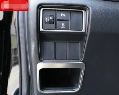 

Luxurious ABS Chrome The left central control frame is decorated with a decorative strip of decorative strip For Honda CRV 2017
