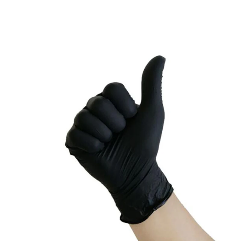 

Черные одноразовые перчатки без порошка, без латекса, для механических татуировок, ухода за красотой, боди-арта