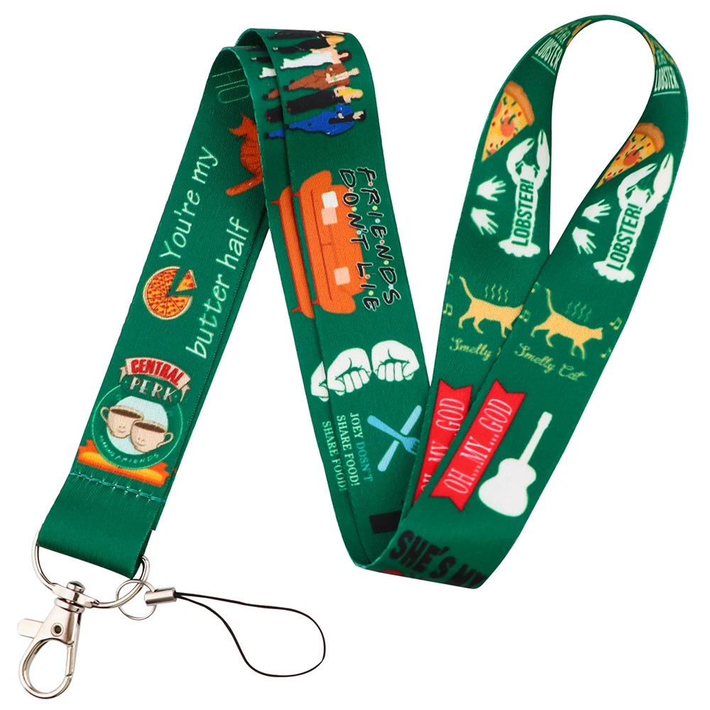 

Friends tv Show Neck Strap Lanyards Keychain Badge Holder ID Card Pass Hang Rope Lariat Lanyard for Key Rings Accessories