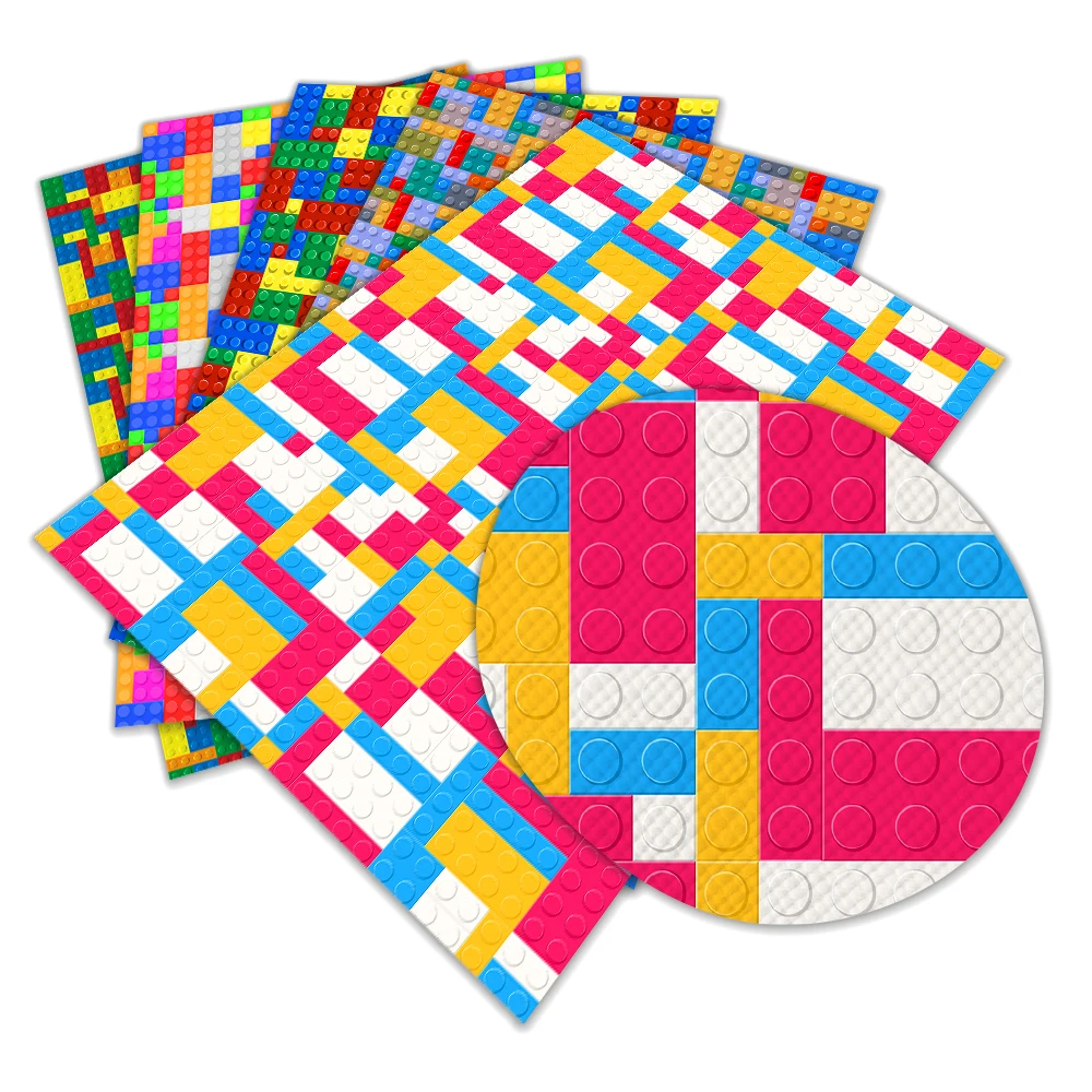 Color-blocking Pattern Artificial Leather Bed Bowknot Hair Ornament Decoration Bag 30*136CM