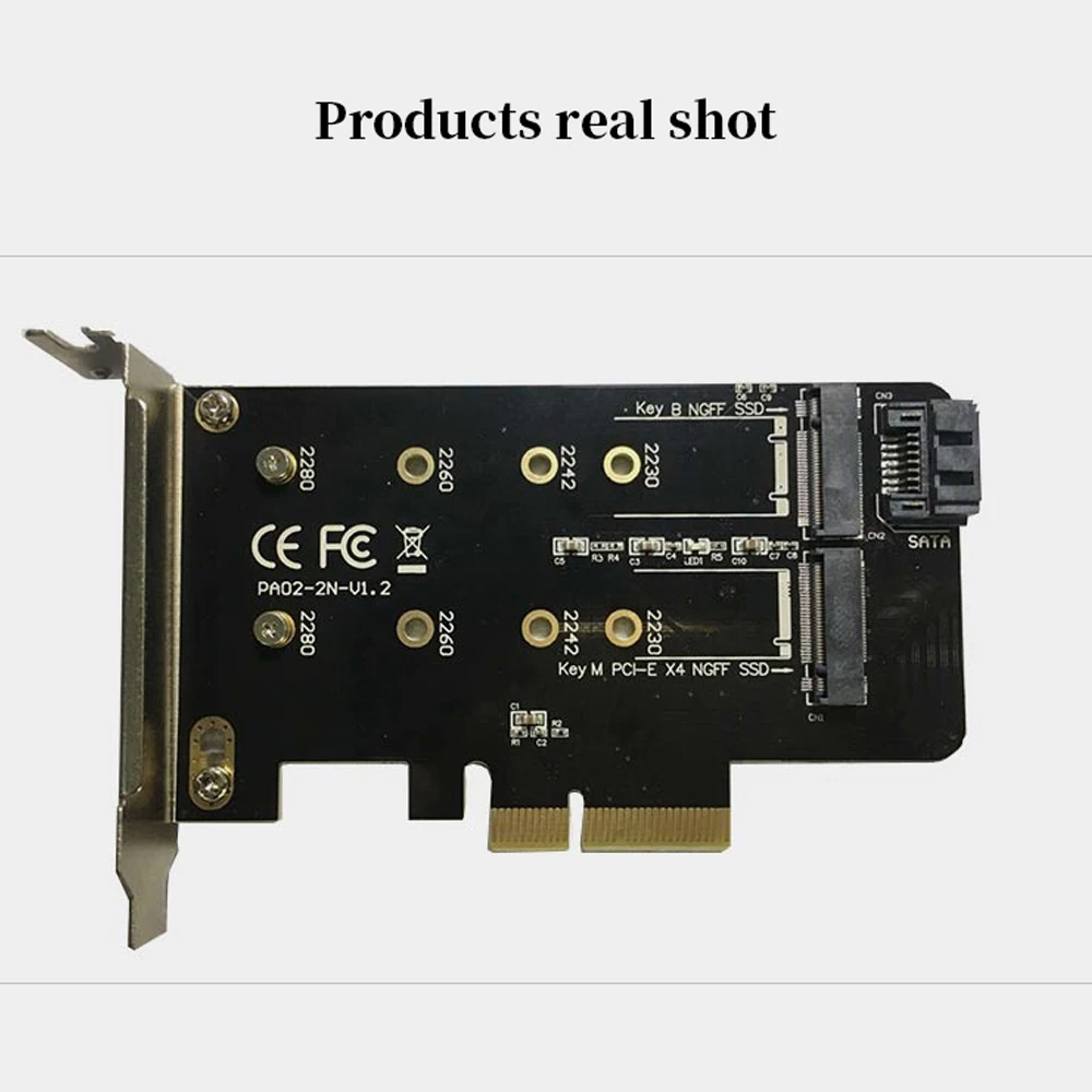 Zomy черный B ключ к M.2 NGFF SATA SSD PCIE M NVME адаптер конвертер контроллера карты Поддержка