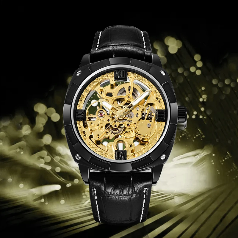 Часы наручные FORSINING Мужские механические автоматические армейские спортивные