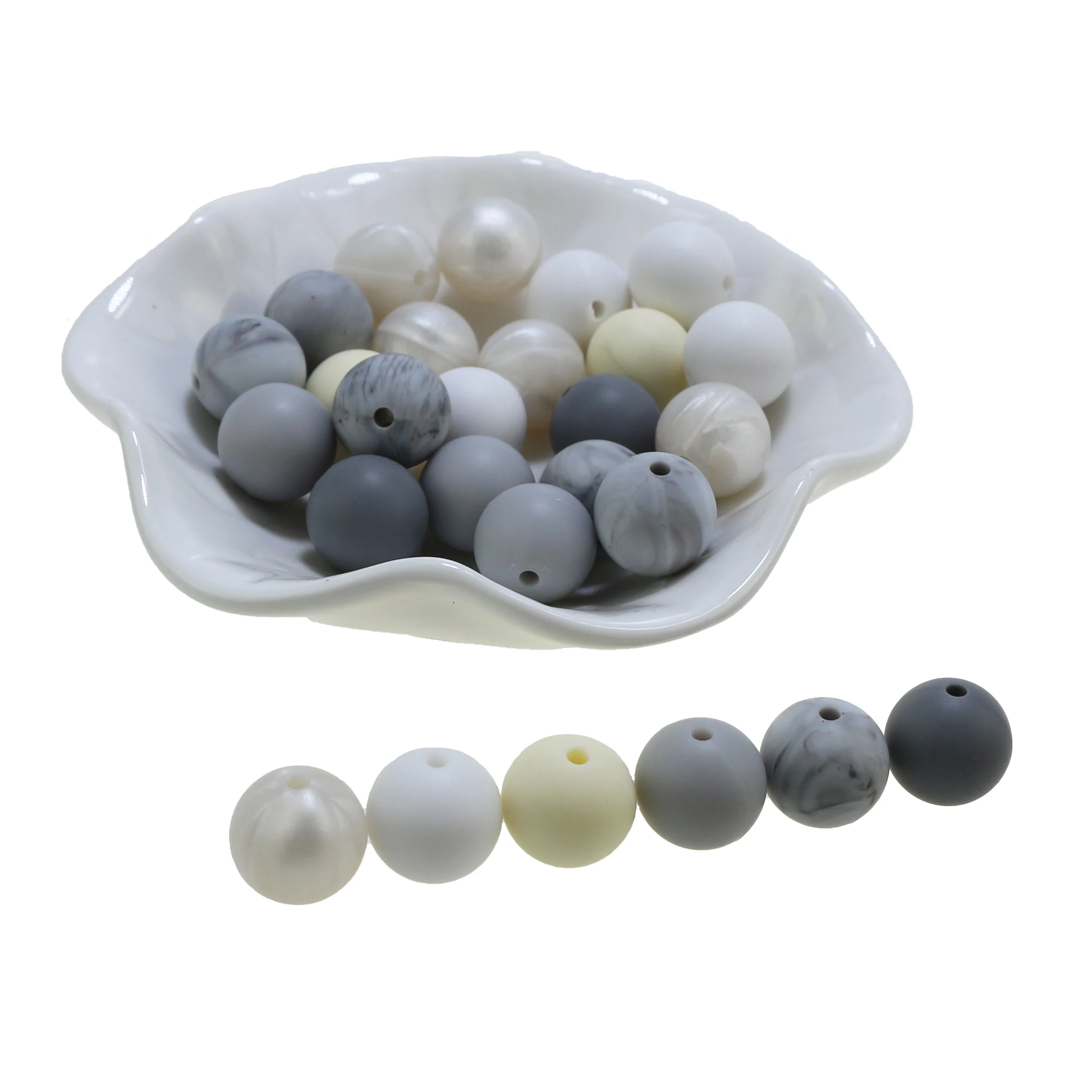 Прорезыватель для зубов диаметром 15 мм бусина на выбор из 40 цветов | Мать и