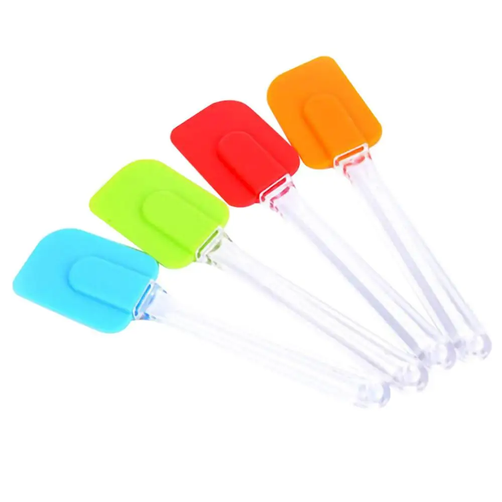 4 шт разноцветный силиконовый шпатель высокое Температура устойчивый юбки