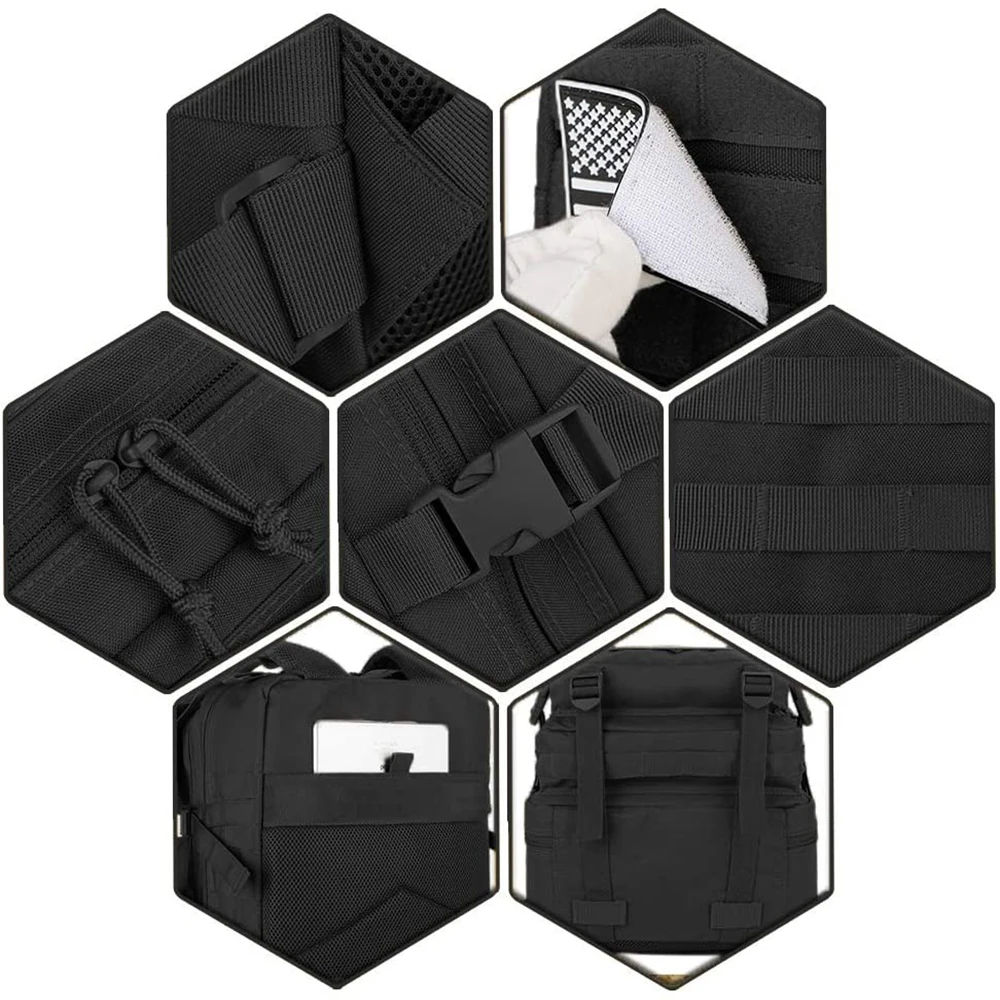 Вместительные мужские армейские тактические рюкзаки объемом 50 л военные