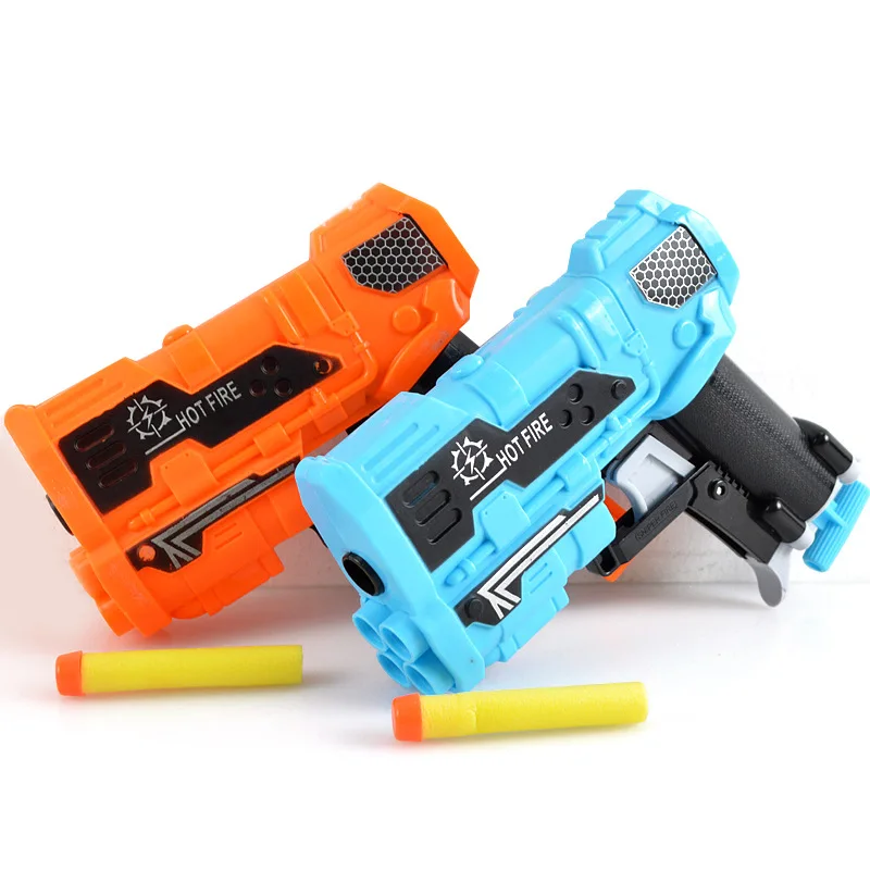 1 шт. 2 мягкие пулеметные пистолетные игрушки уличная битва игрушечное оружие АБС