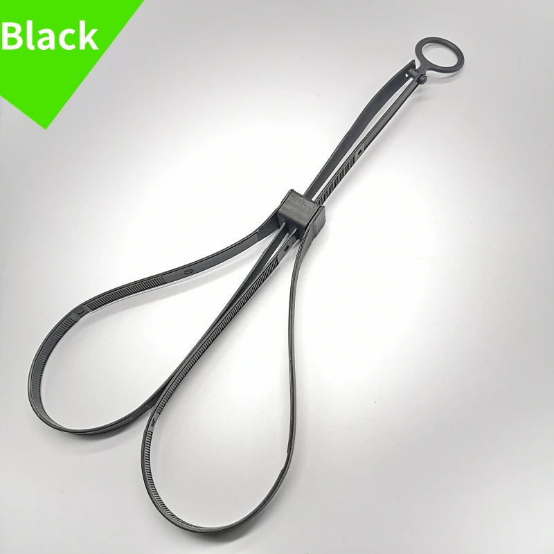 1 шт./Лот 12 мм x 700 12x700 12*700 пластиковые полицейские наручники двойные гибкие