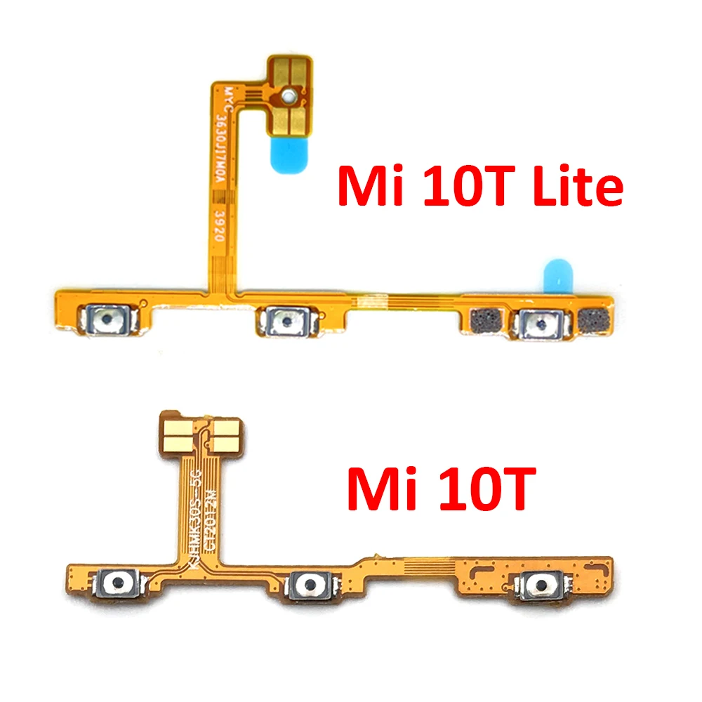 Кнопка включения/выключения звука гибкий кабель для Xiaomi Mi 9T 10 10T 11 Pro Lite / Note Poco X3 M3 F1