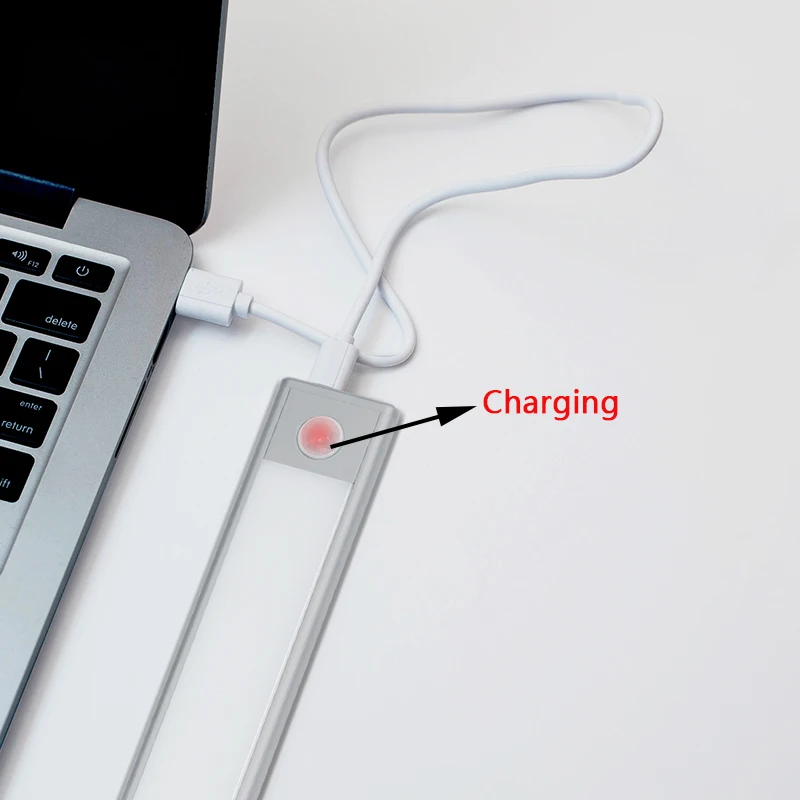 9 мм ультратонкий 38 70 103 светодиодный светильник под шкаф 5 в USB Перезаряжаемый PIR датчик движения шкаф ночной шкаф, кухня, кабинет лампа